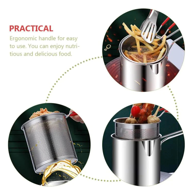 Limited Time Offer 2 Set Free Delivery - 304 Stainless Steel Multifuntional Fryer