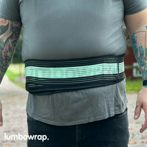 Lumbowrap - The Plus Size Hip & Lower Back Wrap For Big Waists (Arthritis, Spinal Stenosis, Sciatica, Herniated Discs, Obesity)