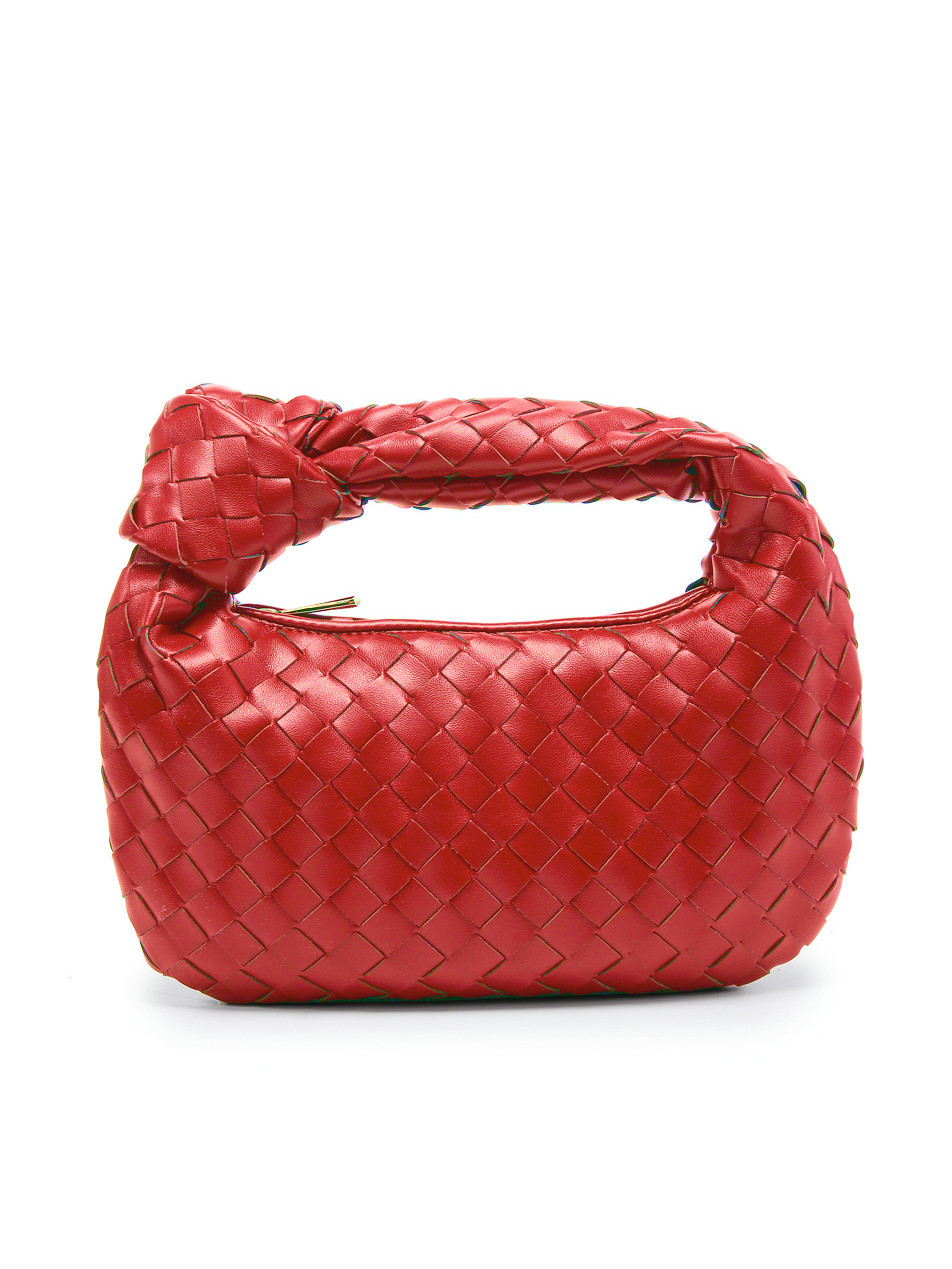 Mini Vegan Leather Knot Bag