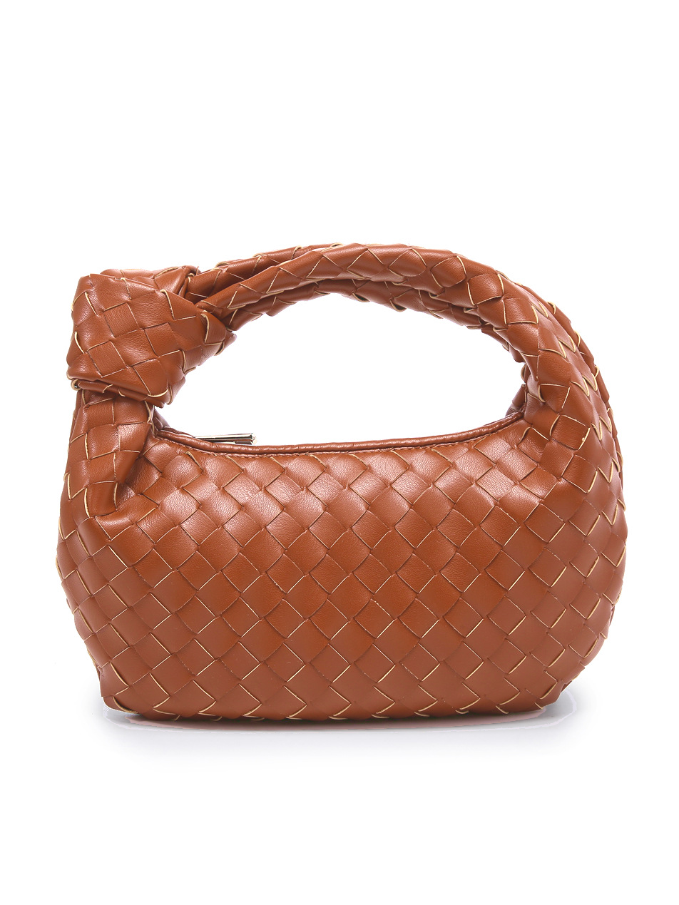 Mini Vegan Leather Knot Bag