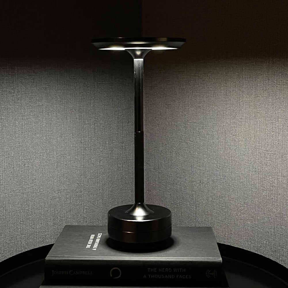 Minimal Metallic Cordless Table Lamp