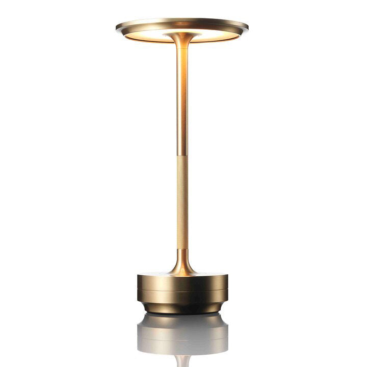 Minimal Metallic Cordless Table Lamp