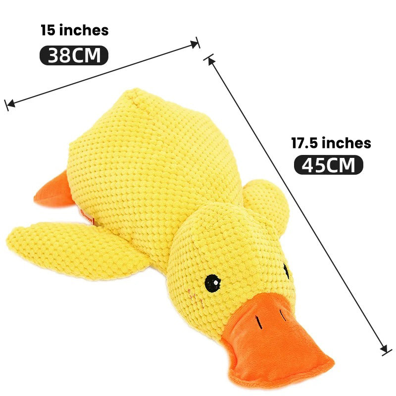 Mintoblue Squeaky Duckling Dog Play Toy