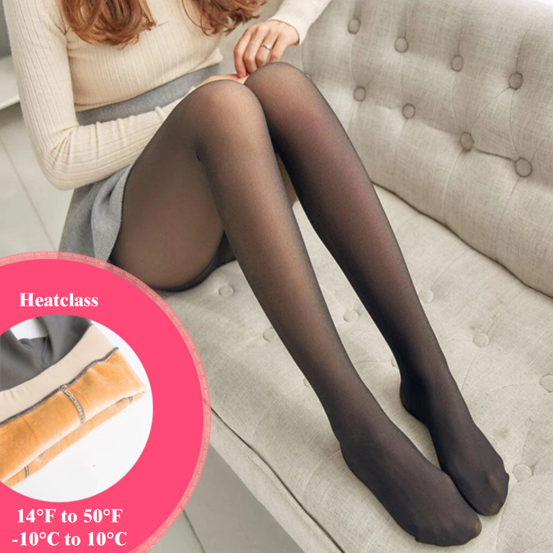 MissyMilano Warm Fleeced Lined Tights