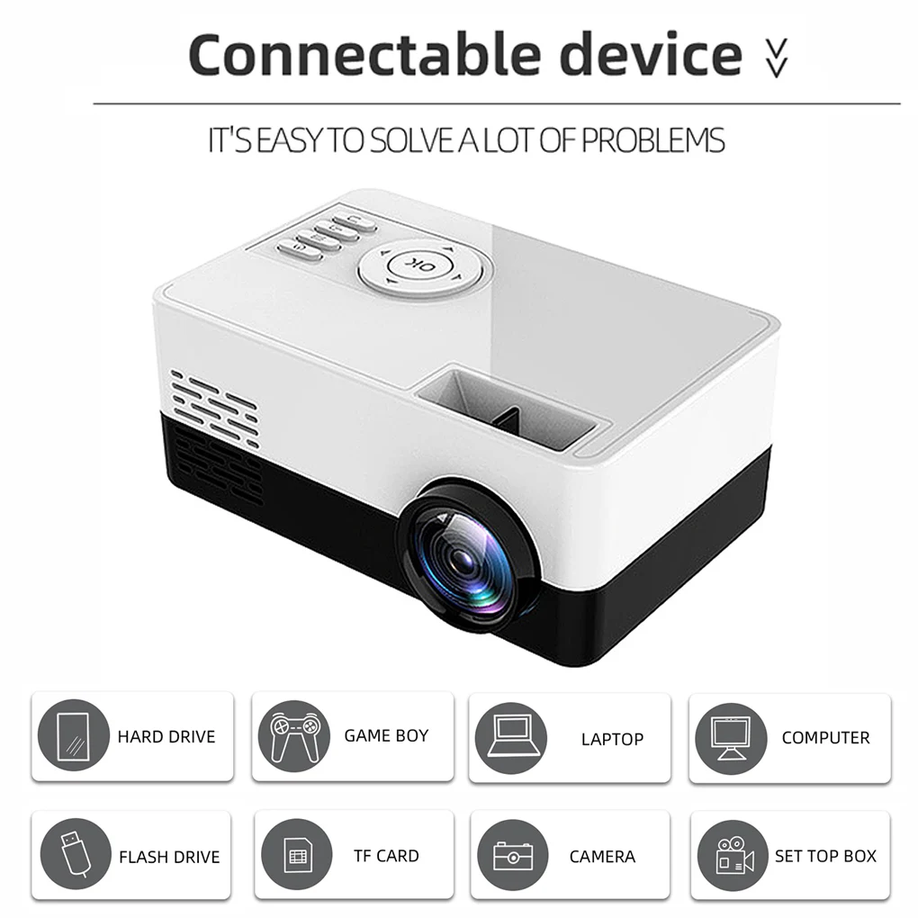 MovieHub – Mini Movie Projector HD (2023 Model)