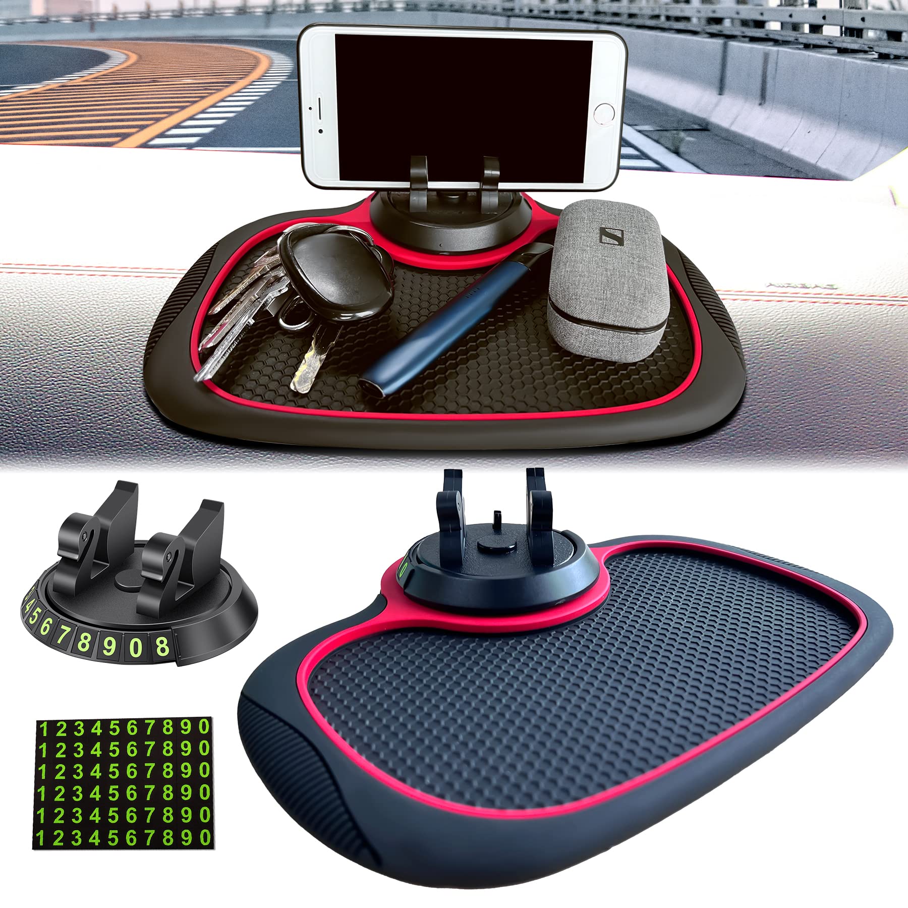 Multifunction Car Anti-Slip Mat Auto Phone Holder