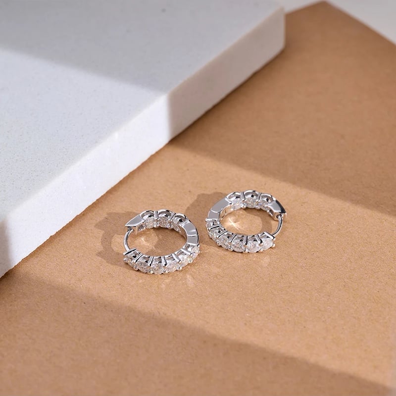 New Product Promotion - 925 Silver Moissanite Earrings