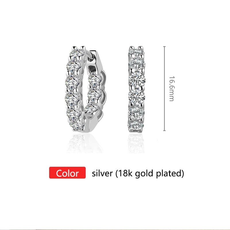 New Product Promotion - 925 Silver Moissanite Earrings