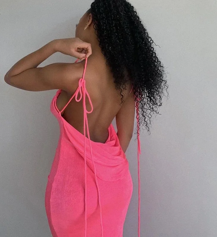 New Product Promotion 50% OFF - Serenity Backless Maxi Dress