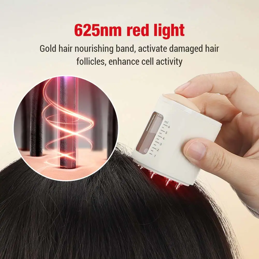 OpuScalp Viva: Advanced Scalp Care Massager with Red Light Therapy