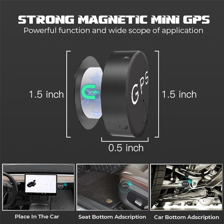 Oveallgo EasyFind 4XG InvisibleEye Mini Magnetic GPS Tracker