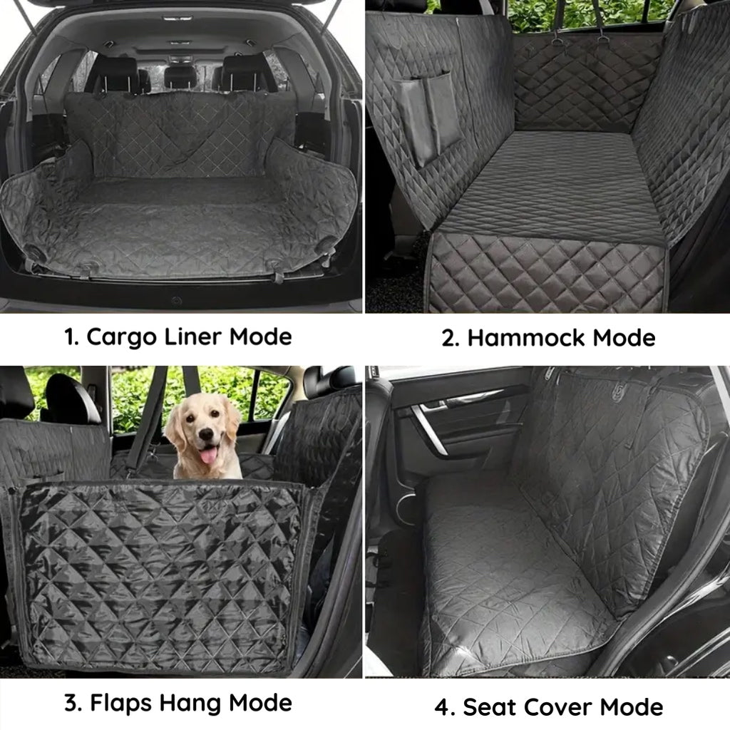 PawPassenger 4 in 1 Car Seat Cover + 2 FREE Harnesses