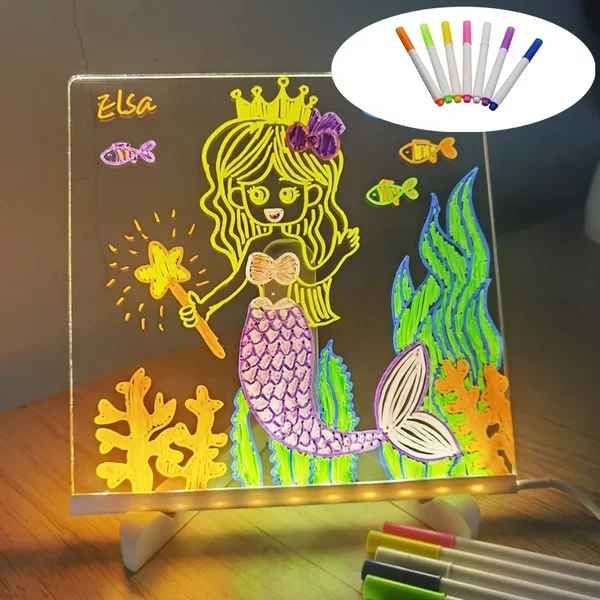 Personalized LED Note Board with Colors