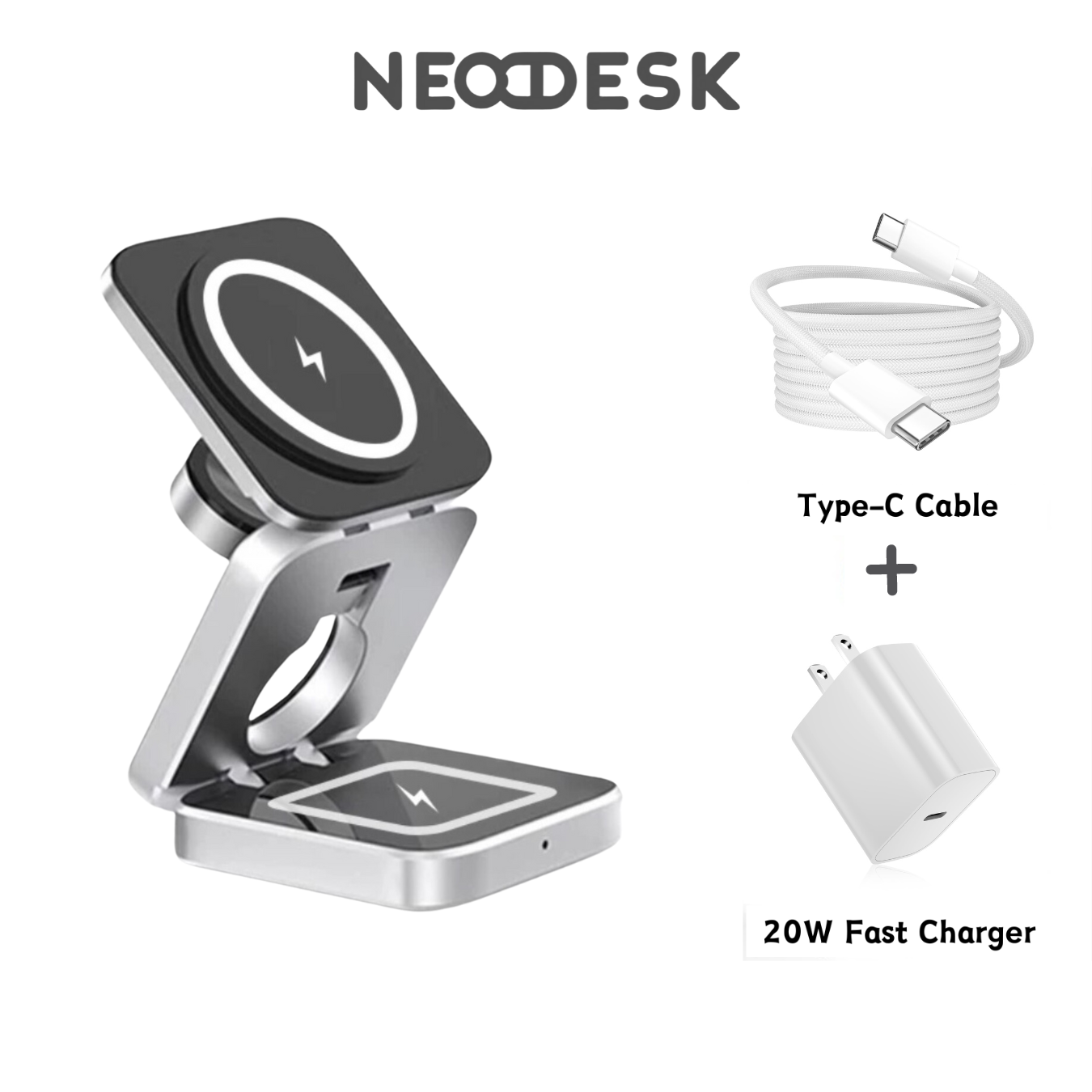 Portable 3-in-1 Wireless Chargerâ„¢