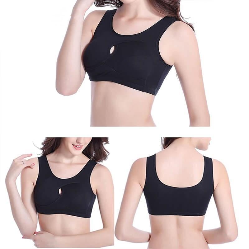 Pure Cotton Instantly lifts Anti-Sagging Wirefree Bra