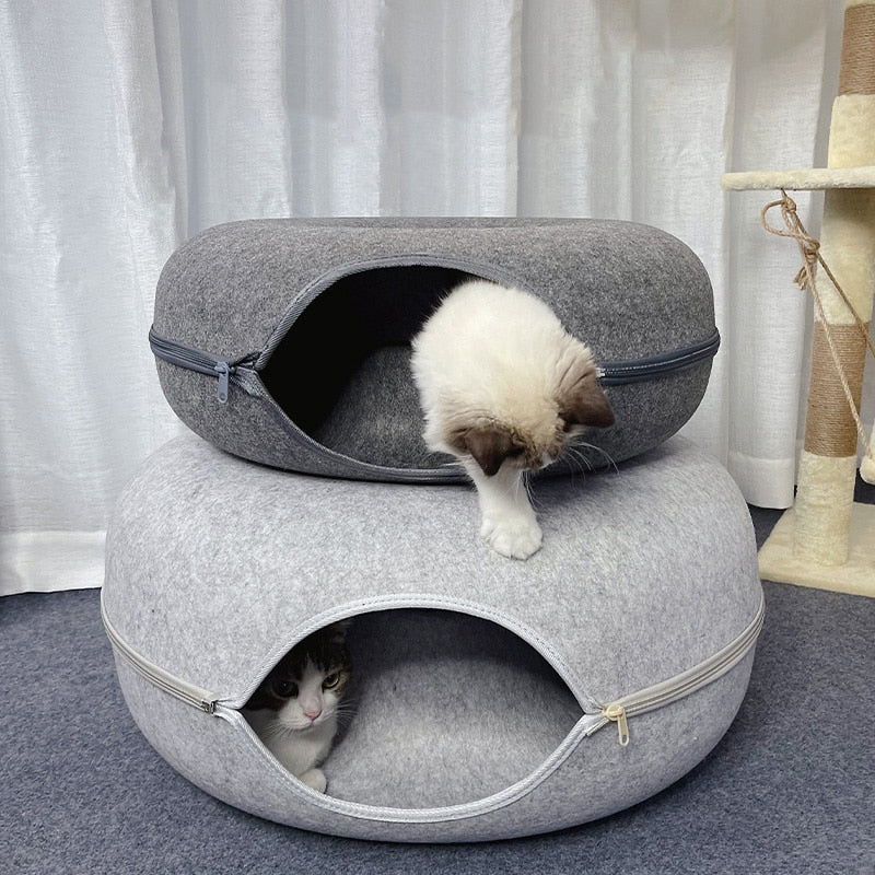 Purr Cat Tunnel Bed