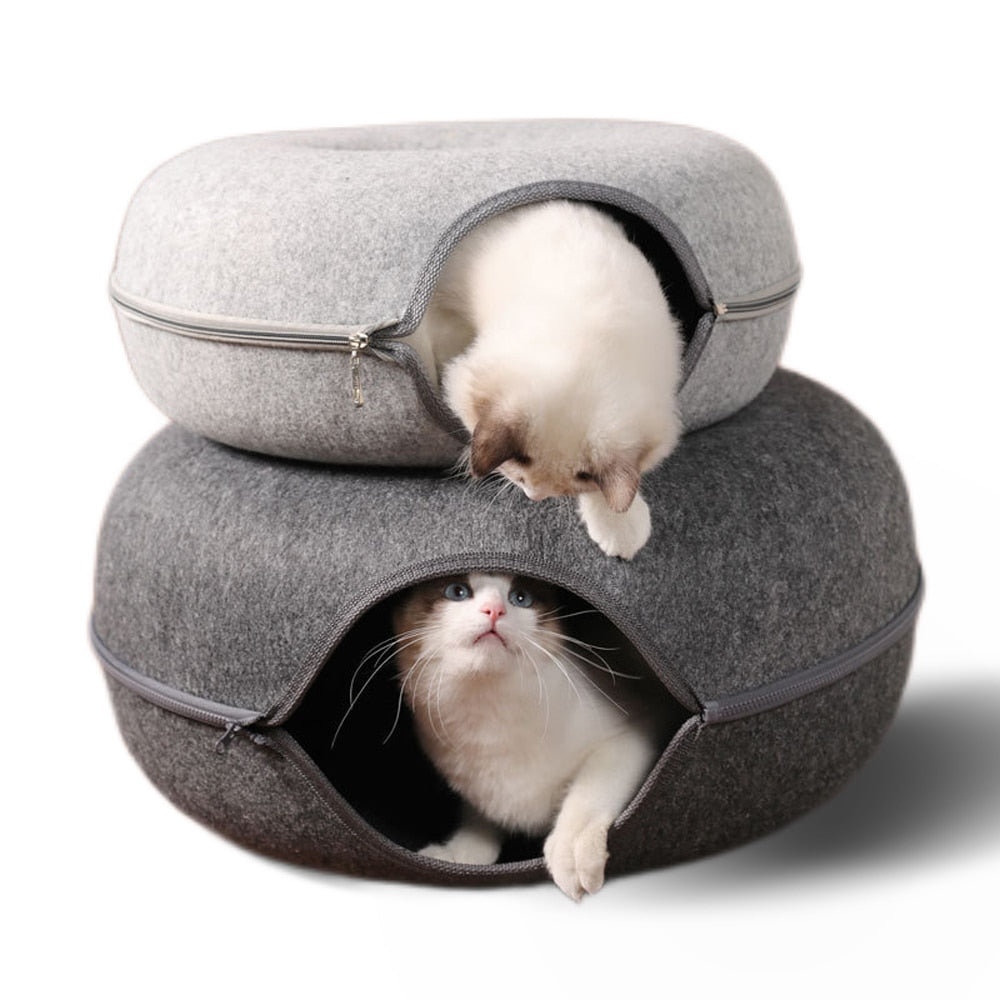 Purr Cat Tunnel Bed