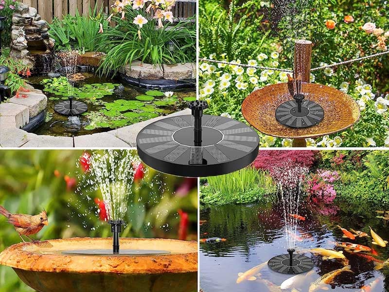 Sherem Solar Powered Water Fountain