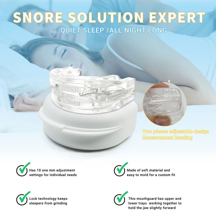 Sleep Apnea Mouth Guard, Anti-Snoring Mouthpiece