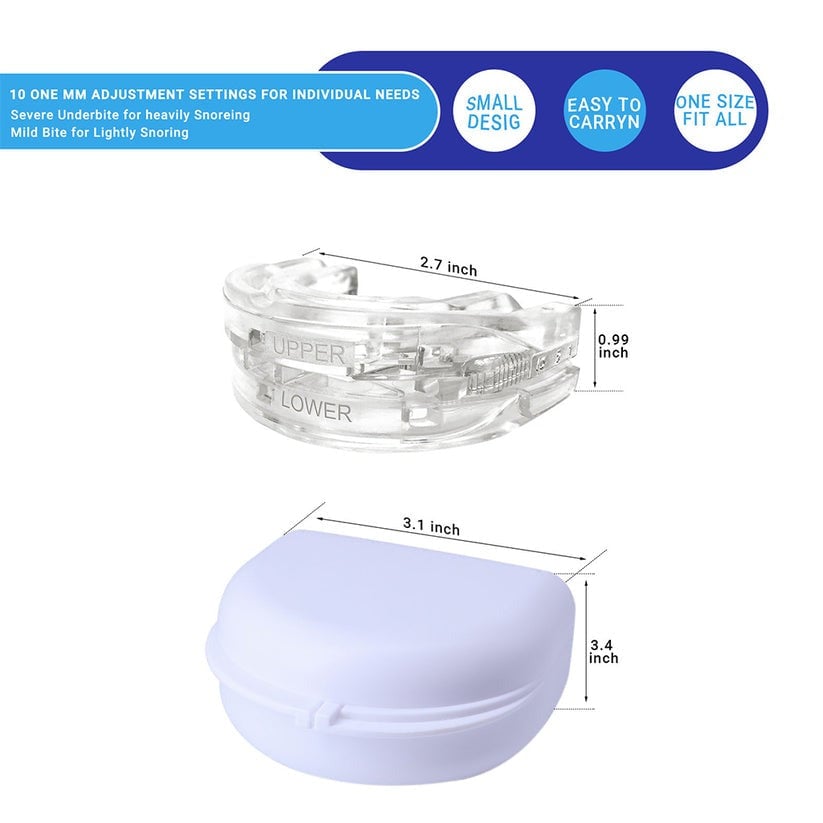 Bye Bye Snore - Sleep Apnea Mouth Guard, Anti-Snoring Mouthpiece