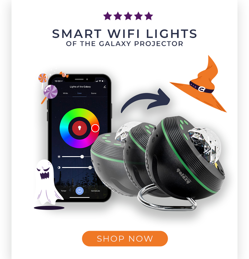 Smart WIFI Lights of the Galaxy Projector