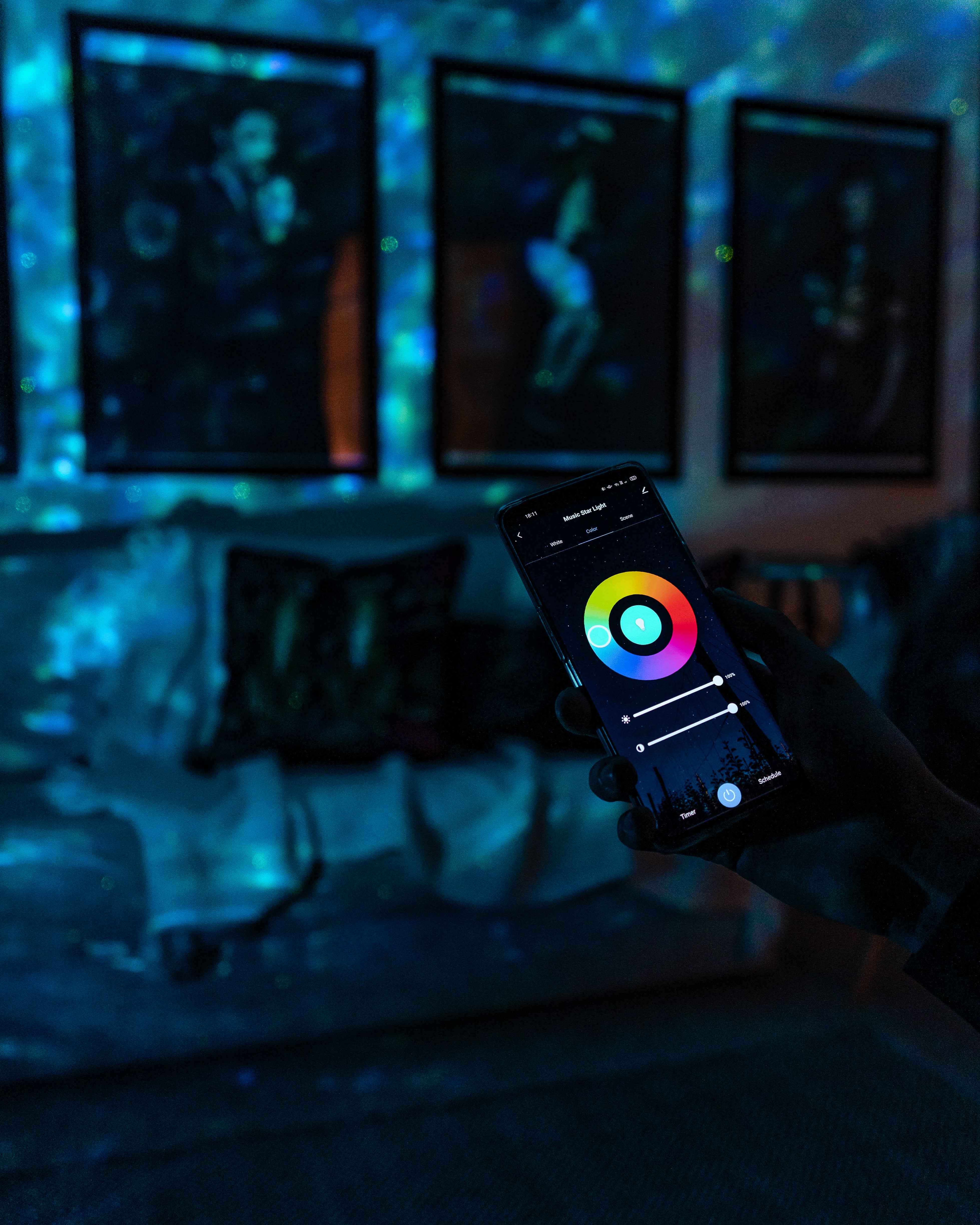 Smart WIFI Lights of the Galaxy Projector