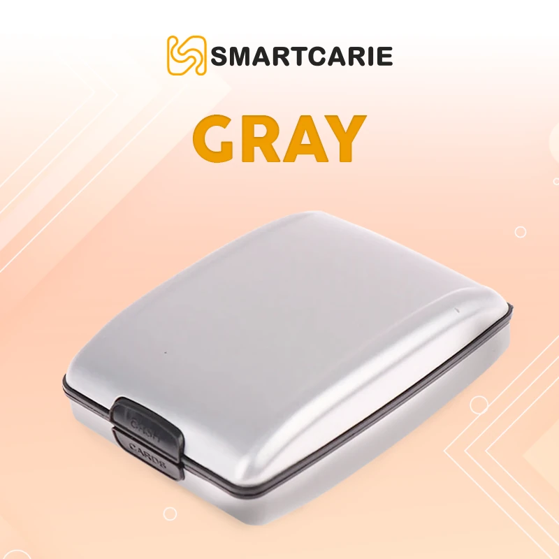 SmartCarie - Compact & Secure Aluminum Wallet