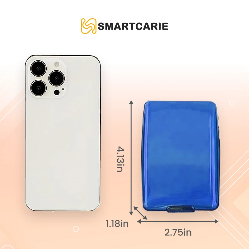 SmartCarie - Compact & Secure Aluminum Wallet