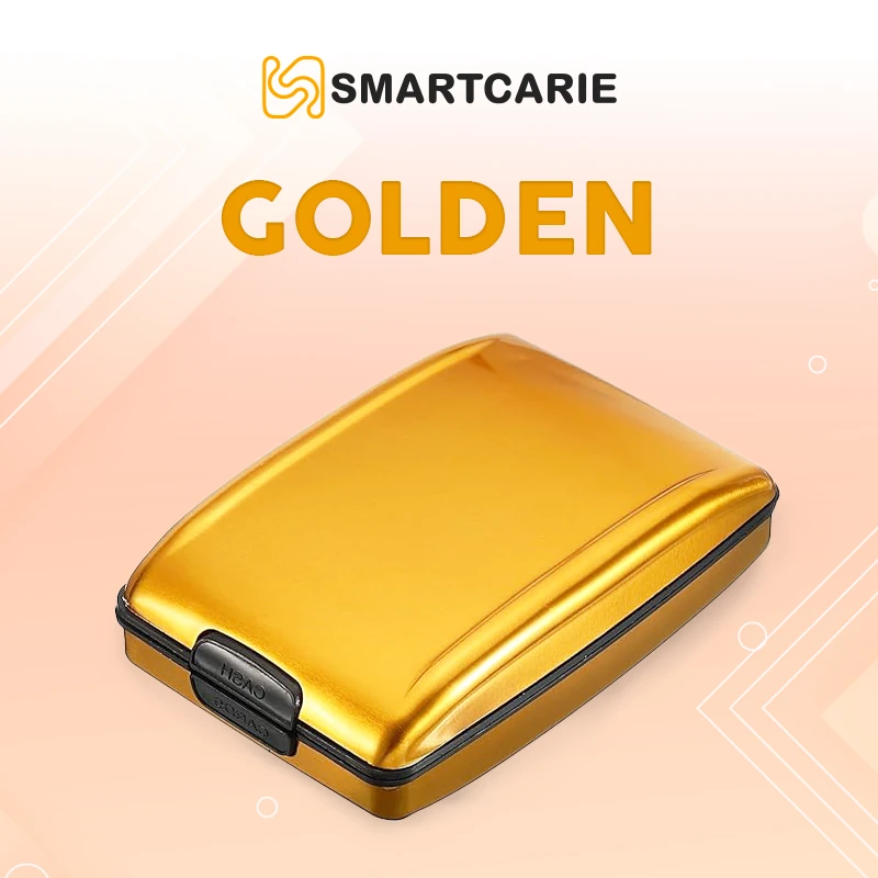 SmartCarie - Compact & Secure Aluminum Wallet