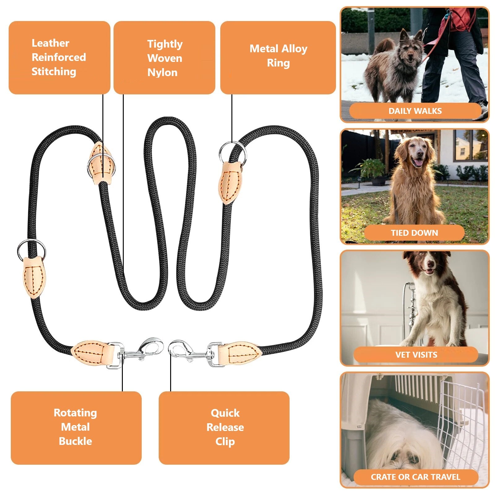 Snoozify Hands-Free Dog Leash