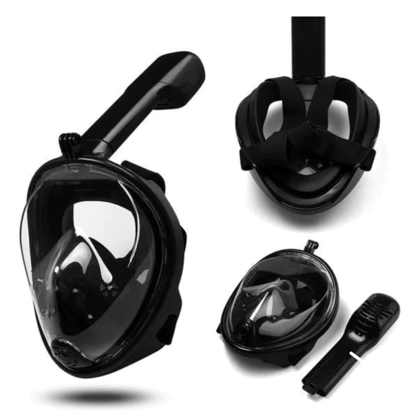 Snorkel Pal Full Face Mask (Carry Bag + Camera Mount + Ear Plugs)