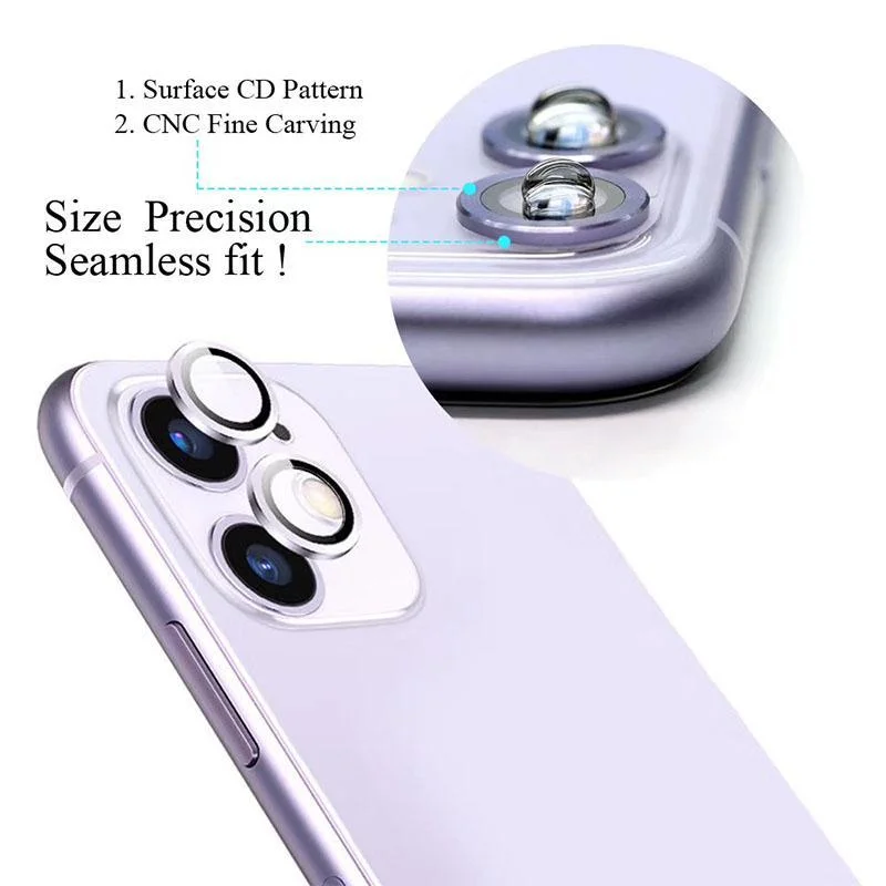 Suitable for iPhone15 Series Metal Shockproof And Anti-Scratch Lens Protective Film