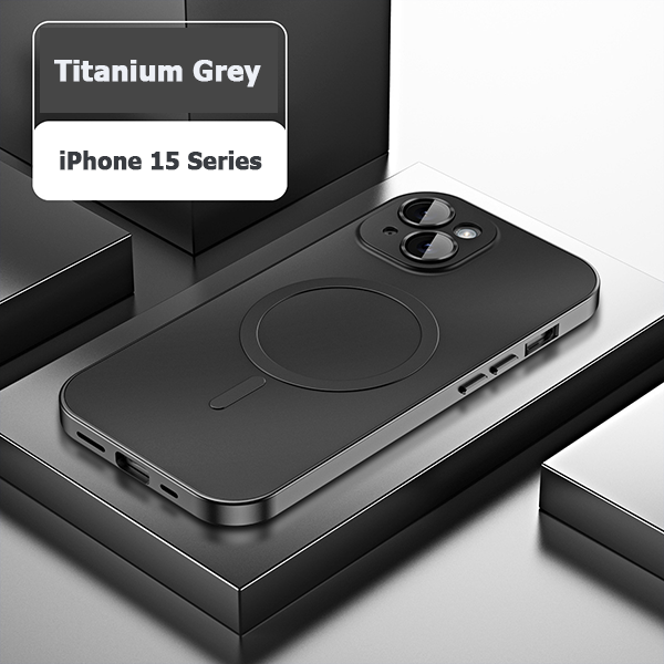 Titanium Metal Original Color Phone Case