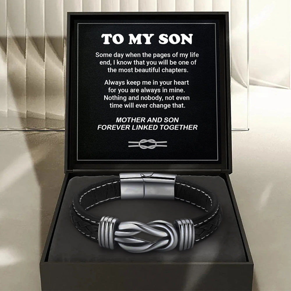 To My Son - Forever Linked Premium Bracelet Gift Set