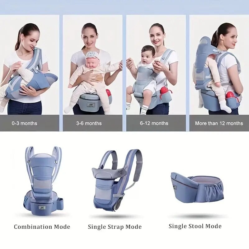 Ultimate Baby Residence with Waist Stool and Storage Bag