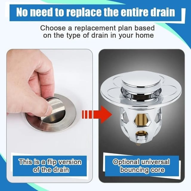 Universal Drain Plug For Sinks