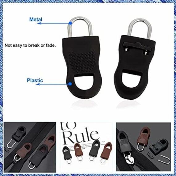 Universal Zipper Pull,Removable Zipper Pulls Tab Replacement Kit - Lulunami