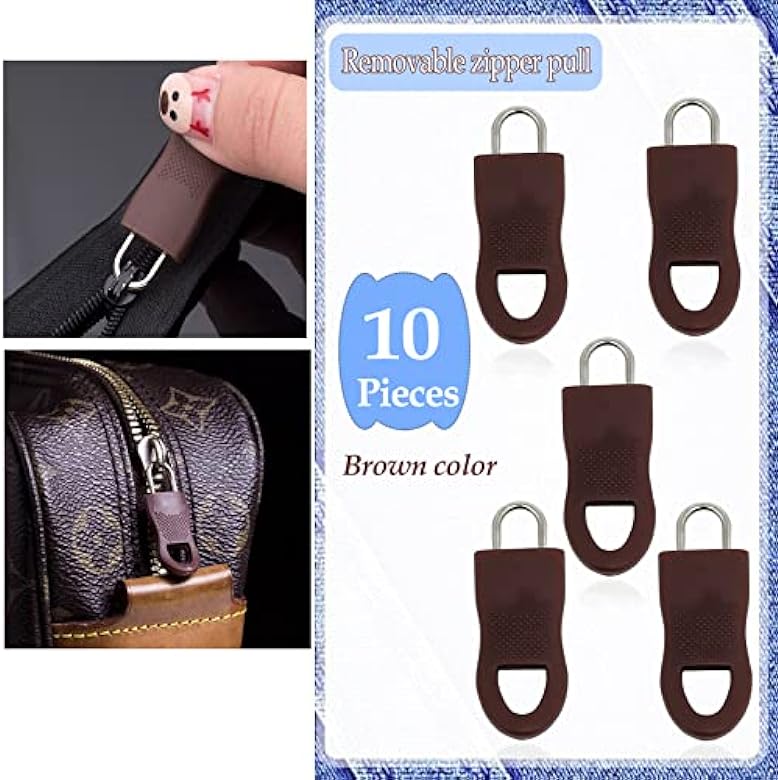 Universal Zipper Pull,Removable Zipper Pulls Tab Replacement Kit