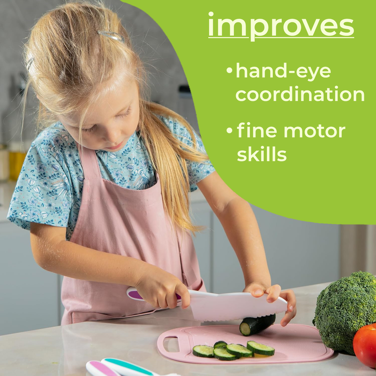 WeeBake – Safe Kitchen Cooking Set For Kids