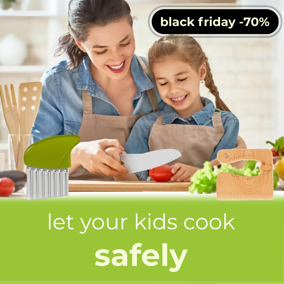 WeeBake - Safe Kitchen Cooking Set For Kids