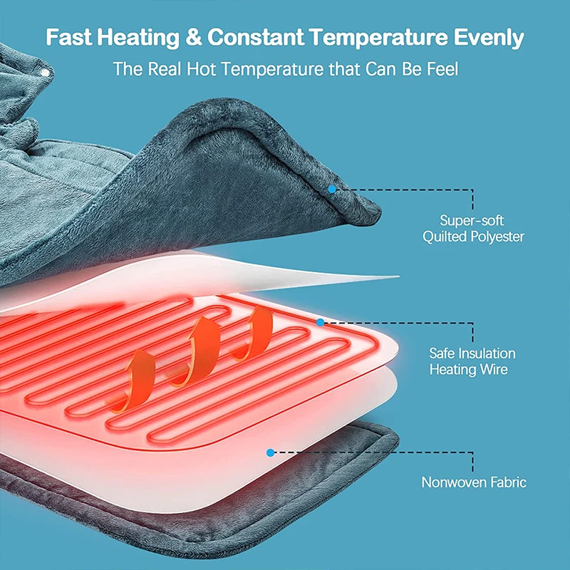 Weighted Portable Heating Pad for Neck and Shoulder