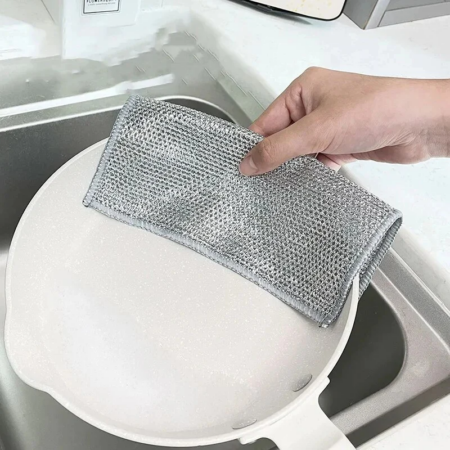 Wet and Dry Dishwashing Rust Removal Magic Kitchen Towel Set