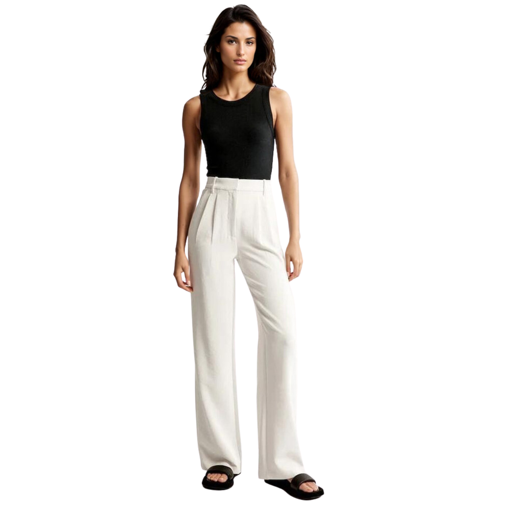 Wide Leg Tailored Pants