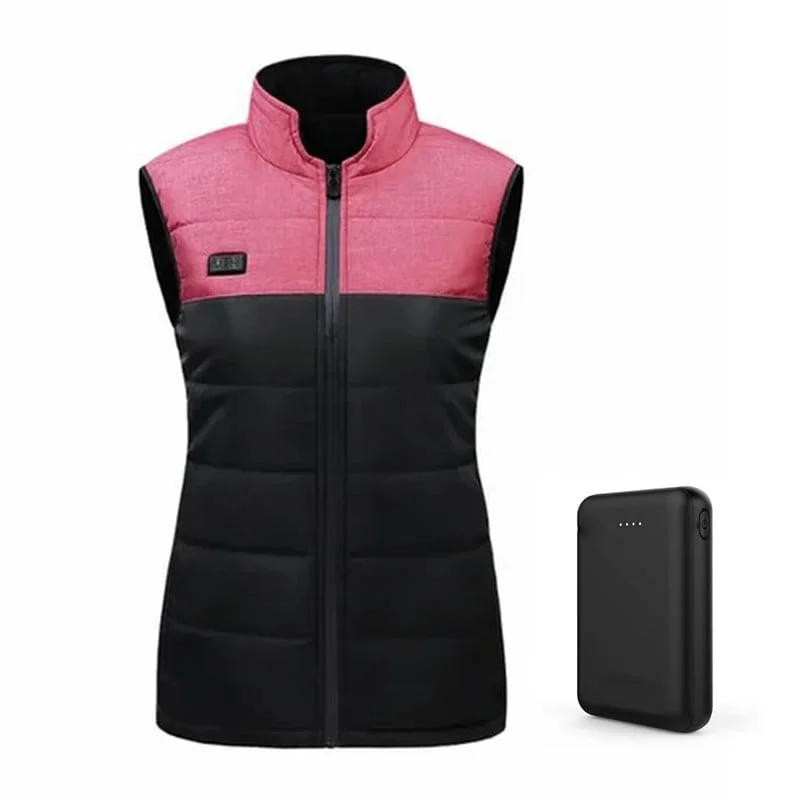 2023 Updated Version Two-touch 15Heat Zones LED Controller Heated Vest For Men & Women (With Battery Pack)