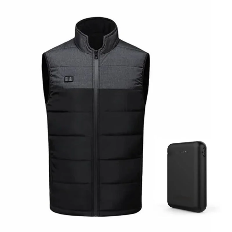 2023 Updated Version Two-touch 15Heat Zones LED Controller Heated Vest For Men & Women (With Battery Pack)