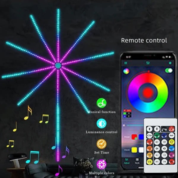 2024 New Year Hot Sale 70% OFF - WiFi Bluetooth Smart Fireworks Led Light