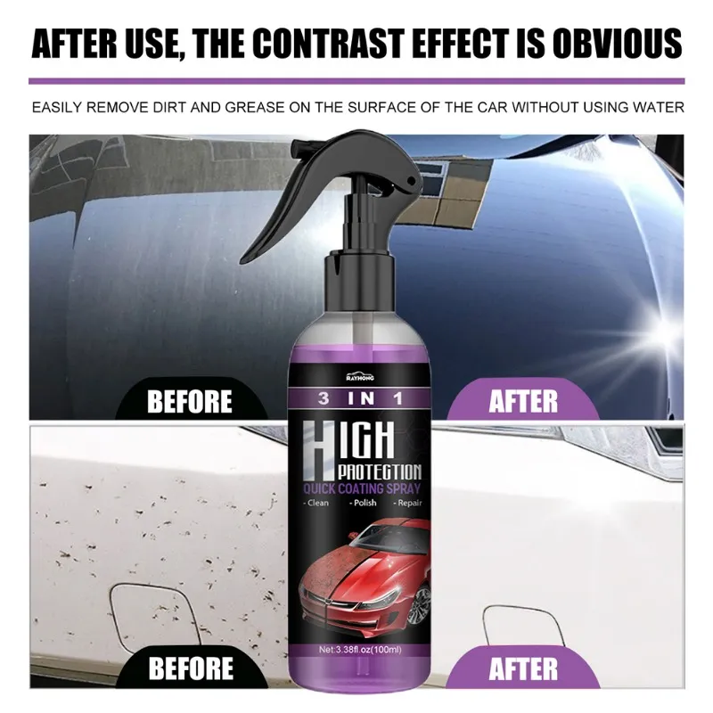 3 In 1 High Protection Quick Car Coating Spray