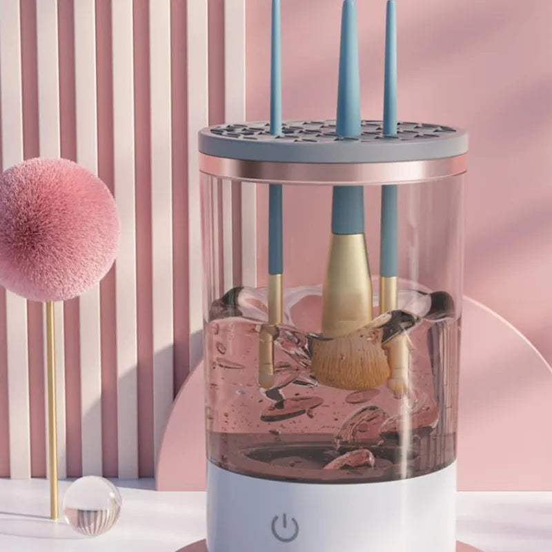 BrushGlow: The Sonic Makeup Cleaner.