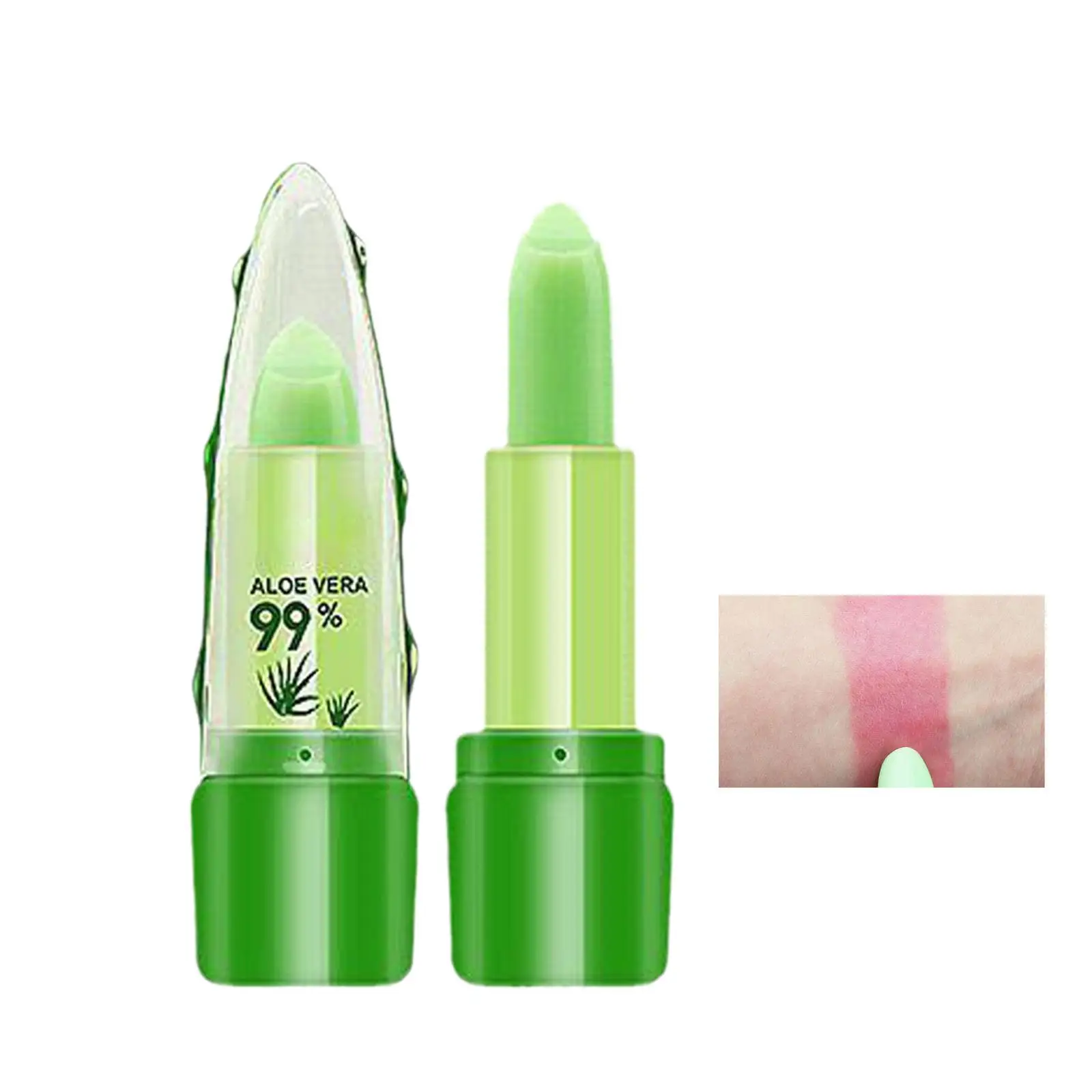 Color Changing Aloe Vera Lipstick.