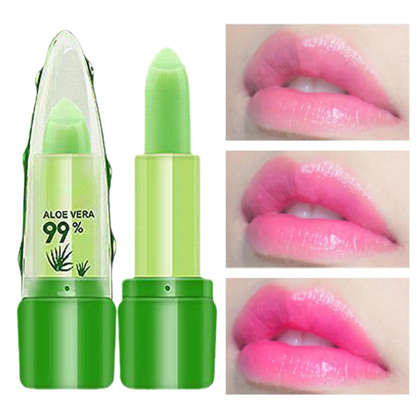 Color Changing Aloe Vera Lipstick.